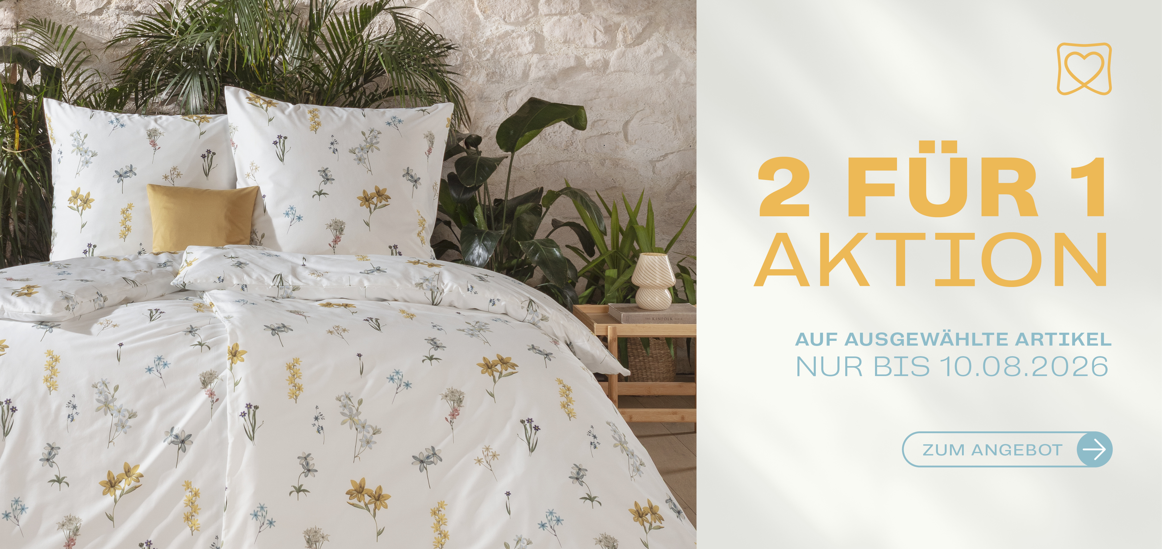 2 für 1 Aktion |Bio-Bettwäsche & mehr | Estella Online-Shop
